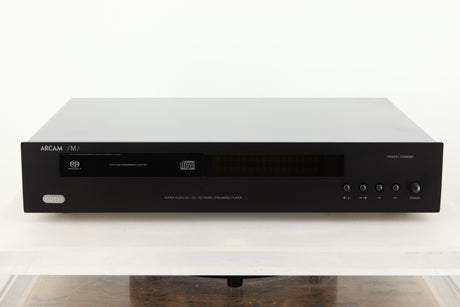 Front view of a used Arcam CDS27 CD/Network Player in Black finish