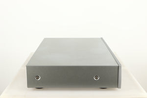 Left side view of a used Arcam Diva CD72 CD Player in a silver finish