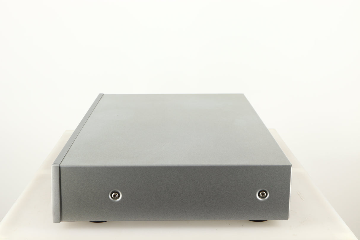 Right side view of a used Arcam Diva CD72 CD Player in a silver finish