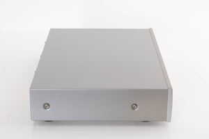 Side view of a used Arcam DiVA CD82T CD Player in Silver