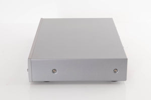 Side view of a used Arcam DiVA CD82T CD Player in Silver