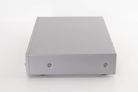 Side view of a used Arcam DiVA CD82T CD Player in Silver