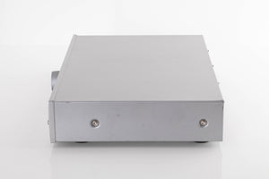 Side view of a used Arcam DT91 Digital Radio Tuner in Silver