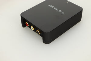 Front right corner view of a used Arcam R-Blink Bluetooth Receiver