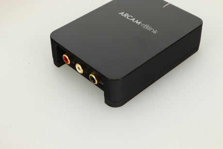 Front right corner view of a used Arcam R-Blink Bluetooth Receiver