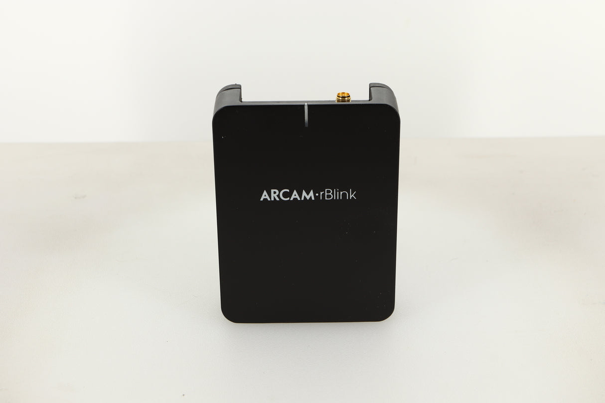 Top view of a used Arcam R-Blink Bluetooth Receiver