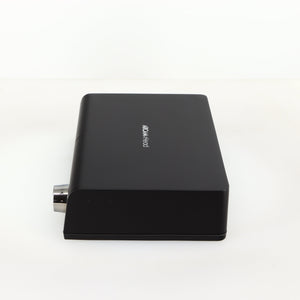 Right side view of a used Arcam rHead Headphone Amplifier in a black finish