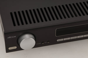 Close up view of a used Arcam SA20 Integrated Amplifier
