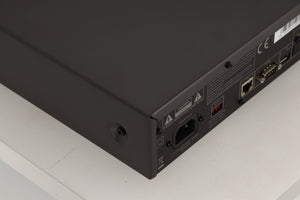 Rear left corner view of a used Arcam SA20 Integrated Amplifier