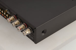 Rear right corner view of a used Arcam SA20 Integrated Amplifier