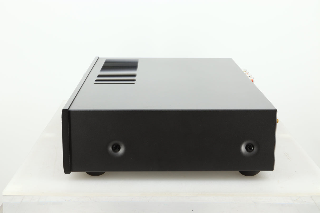 Side view of a used Arcam SA30 Integrated Amplifier 