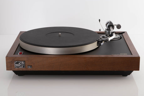 Front view of a used Ariston RD80 SL Turntable with SME 3009 Series II Improved Tonearm