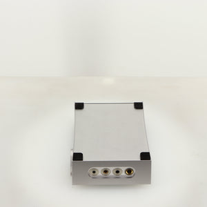 Underside of a used Astrell & Kern Acro CA1000 Headphone Amplifier in a silver finish
