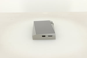 Bottom view of a used Astell & Kern SR25 64gb Player in Silver finish