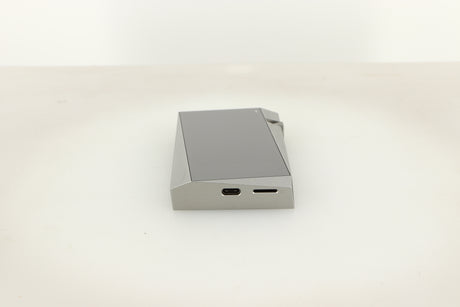 Bottom view of a used Astell & Kern SR25 64gb Player in Silver finish