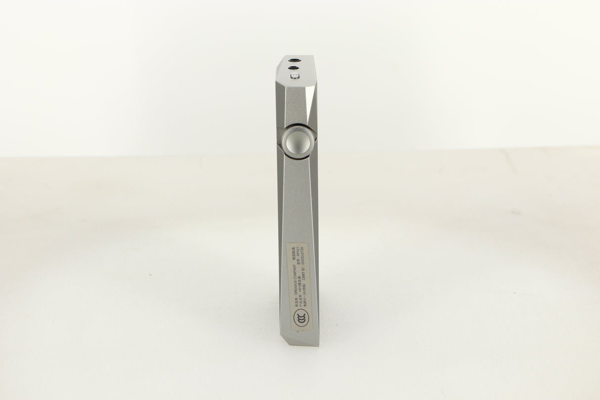 Side view of a used Astell & Kern SR25 64gb Player in Silver finish