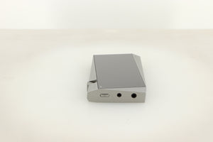 Top view of a used Astell & Kern SR25 64gb Player in Silver finish