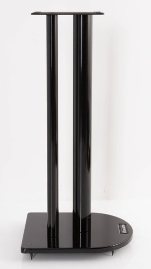 Left side view of a used Atacama Nexus 6 Speaker Stands in a Gloss Black finish