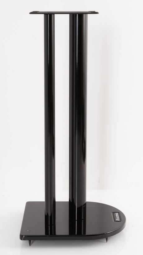 Left side view of a used Atacama Nexus 6 Speaker Stands in a Gloss Black finish