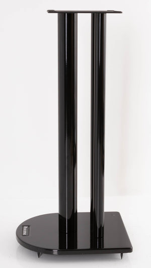 Right side view of a used Atacama Nexus 6 Speaker Stands in a Gloss Black finish