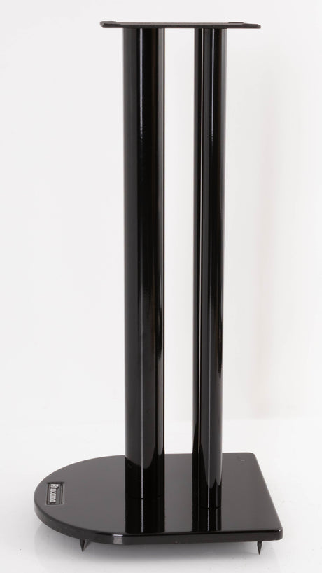 Right side view of a used Atacama Nexus 6 Speaker Stands in a Gloss Black finish