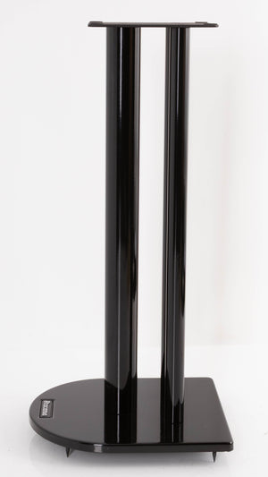 Right side view of a used Atacama Nexus 6 Speaker Stands in a Gloss Black finish