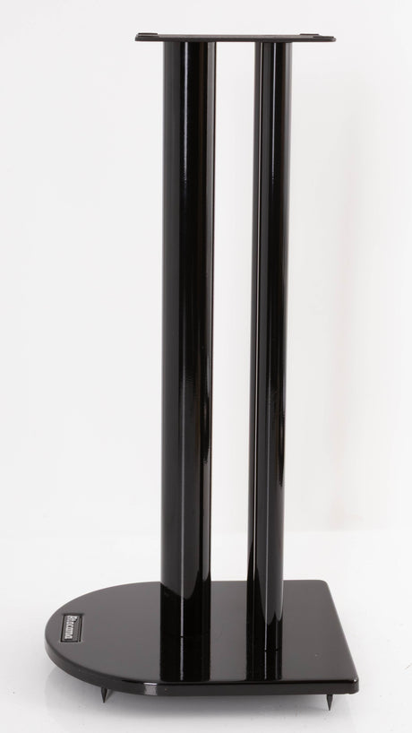 Right side view of a used Atacama Nexus 6 Speaker Stands in a Gloss Black finish