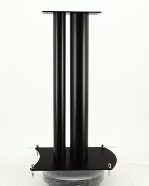 Left side view of a used Atacama Nexus 600 Speaker Stand in a satin black finish 