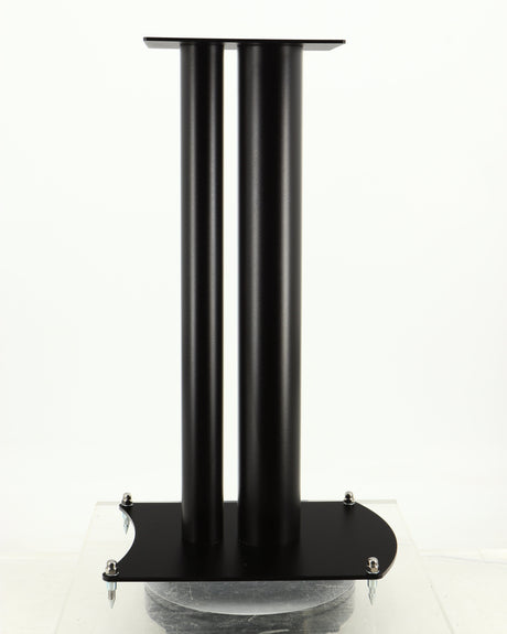 Left side view of a used Atacama Nexus 600 Speaker Stand in a satin black finish 