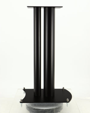 Left side view of a used Atacama Nexus 600 Speaker Stand in a satin black finish 