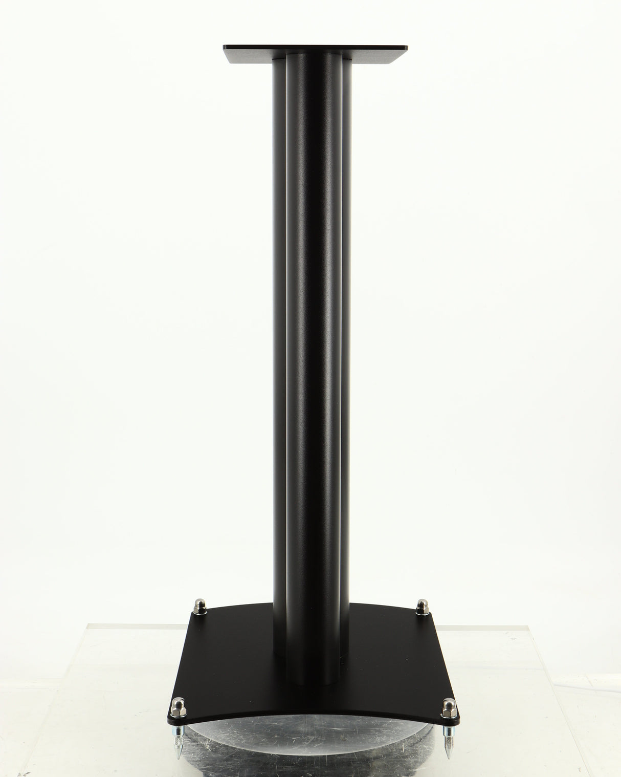 Rear view of a used Atacama Nexus 600 Speaker Stand in a satin black finish 