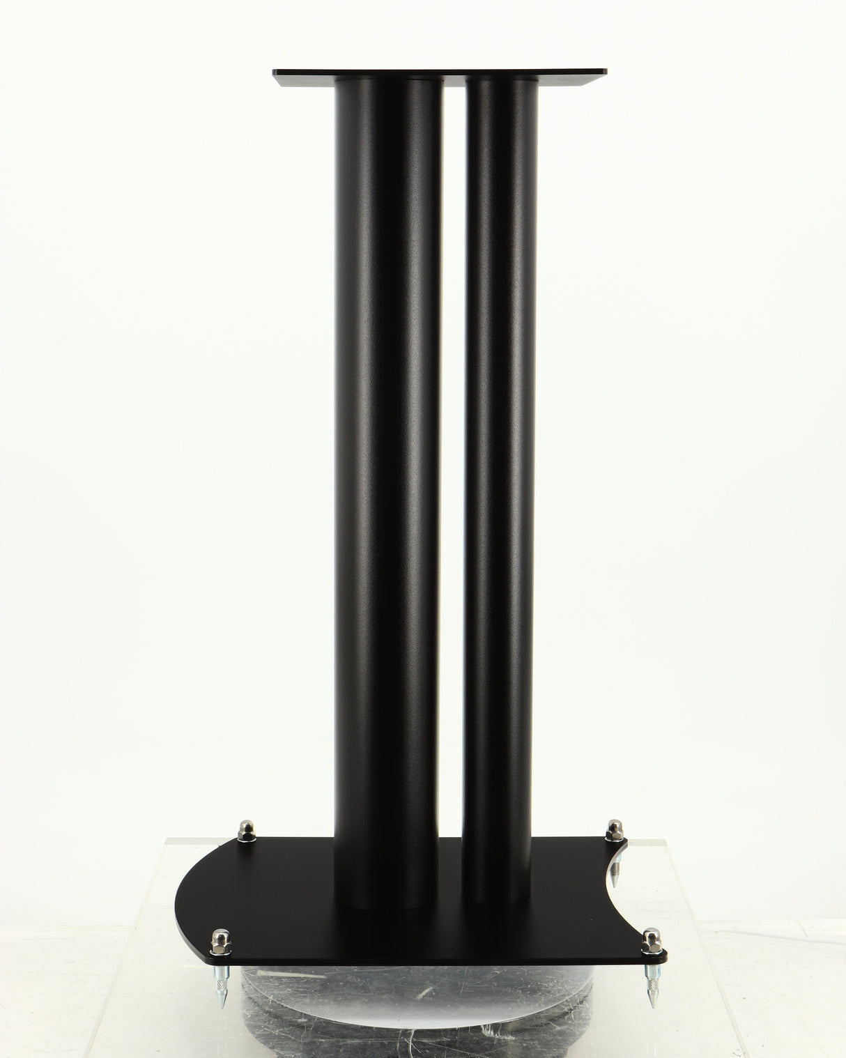 Right side view of a used Atacama Nexus 600 Speaker Stand in a satin black finish 