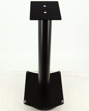 Top of a used Atacama Nexus 600 Speaker Stand in a satin black finish 