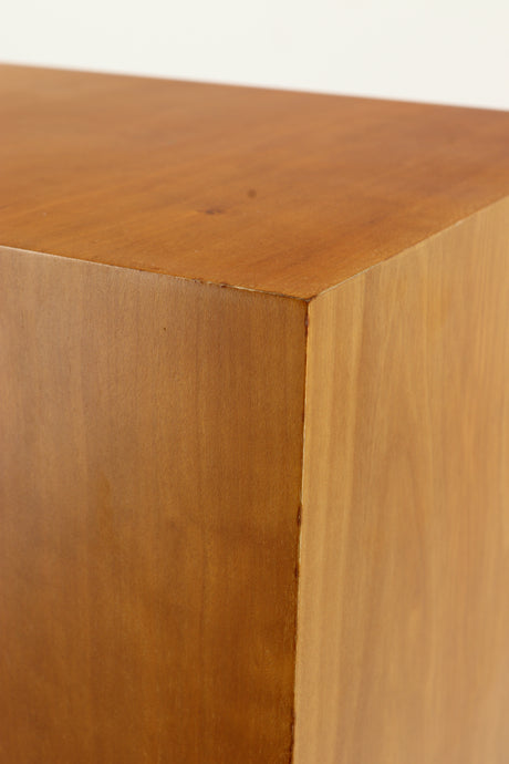 Close up view of a used ATC SCM12 Standmount Speaker in Cherry finish