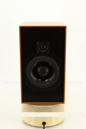 Front view of a used ATC SCM12 Standmount Speaker in Cherry finish