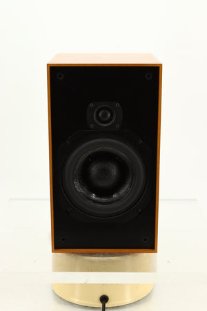 Front view of a used ATC SCM12 Standmount Speaker in Cherry finish