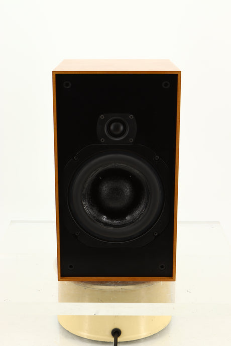 Front view of a used ATC SCM12 Standmount Speaker in Cherry finish