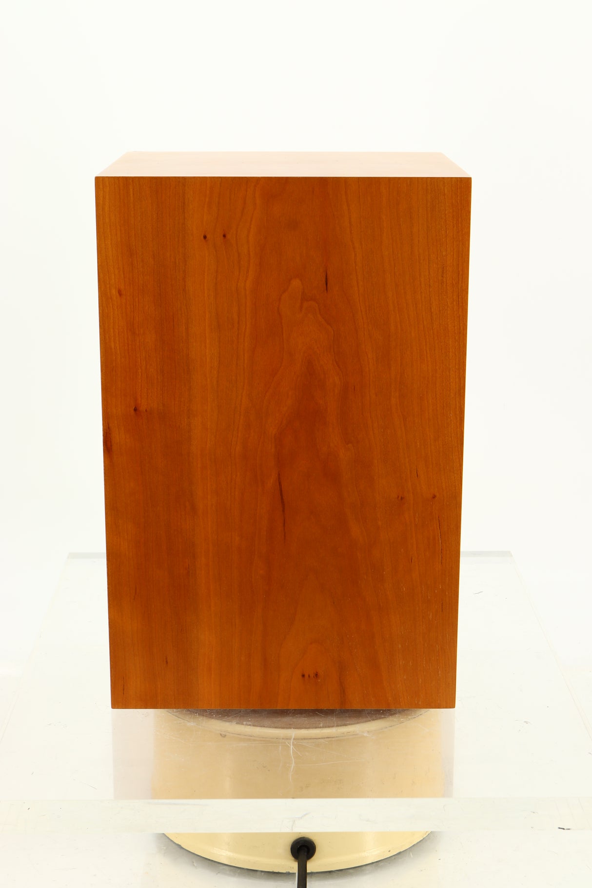 Side view of a used ATC SCM12 Standmount Speaker in Cherry finish