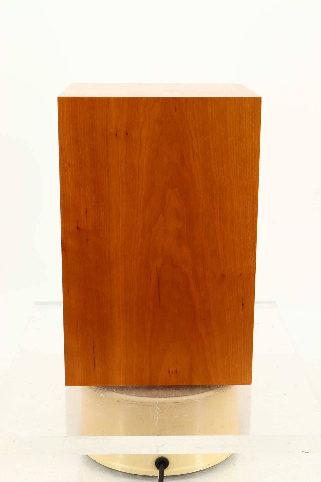 Side view of a used ATC SCM12 Standmount Speaker in Cherry finish