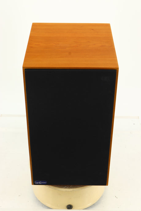 Top view of a used ATC SCM12 Standmount Speaker in Cherry finish