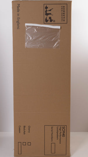 Box for a used ATC SCM40 Floorstanding Speaker in a Cherry finish