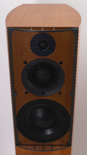 Top of a used ATC SCM40 Floorstanding Speaker in a Cherry finish