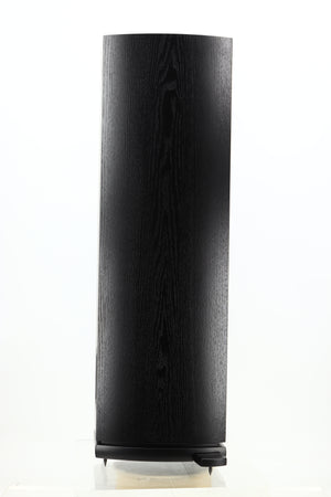 Side view of a used ATC SCM40 Floorstanding Speaker in Black Ash finish