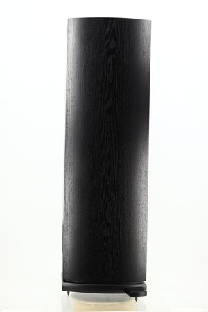 Side view of a used ATC SCM40 Floorstanding Speaker in Black Ash finish