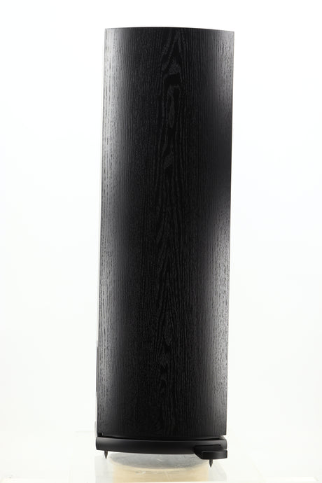 Side view of a used ATC SCM40 Floorstanding Speaker in Black Ash finish