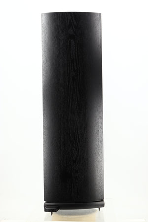 Side view of a used ATC SCM40 Floorstanding Speaker in Black Ash finish