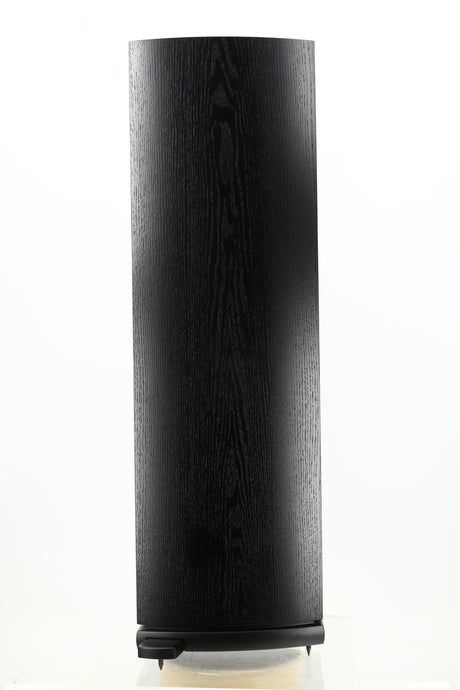 Side view of a used ATC SCM40 Floorstanding Speaker in Black Ash finish