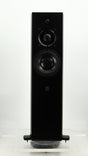 Front view of a used ATC SCM40 Floorstanding Speaker in a satin black finish