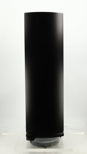 Right side view of a used ATC SCM40 Floorstanding Speaker in a satin black finish