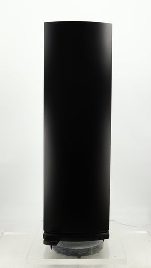 Right side view of a used ATC SCM40 Floorstanding Speaker in a satin black finish